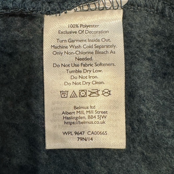 Eddie Bauer Radiator Fleece Men's Blue Pullover T-Snap Sweatshirt Size Tall XL - Picture 9 of 9